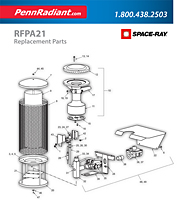 SR RFPA21 Parts Breakdown